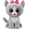 Dieren Knuffels En Pluche> Ty Beanie XL Kiki Grey Cat 42 cm