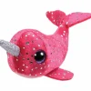 Dieren Knuffels En Pluche> Ty Teeny Nelly Pink Narwhal 10 cm