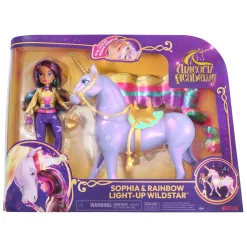 Meisjes|Tienerpoppen> Unicorn Academy Gift Set Unicorn Wildstar Rainbow Light Up & Pop Sophia