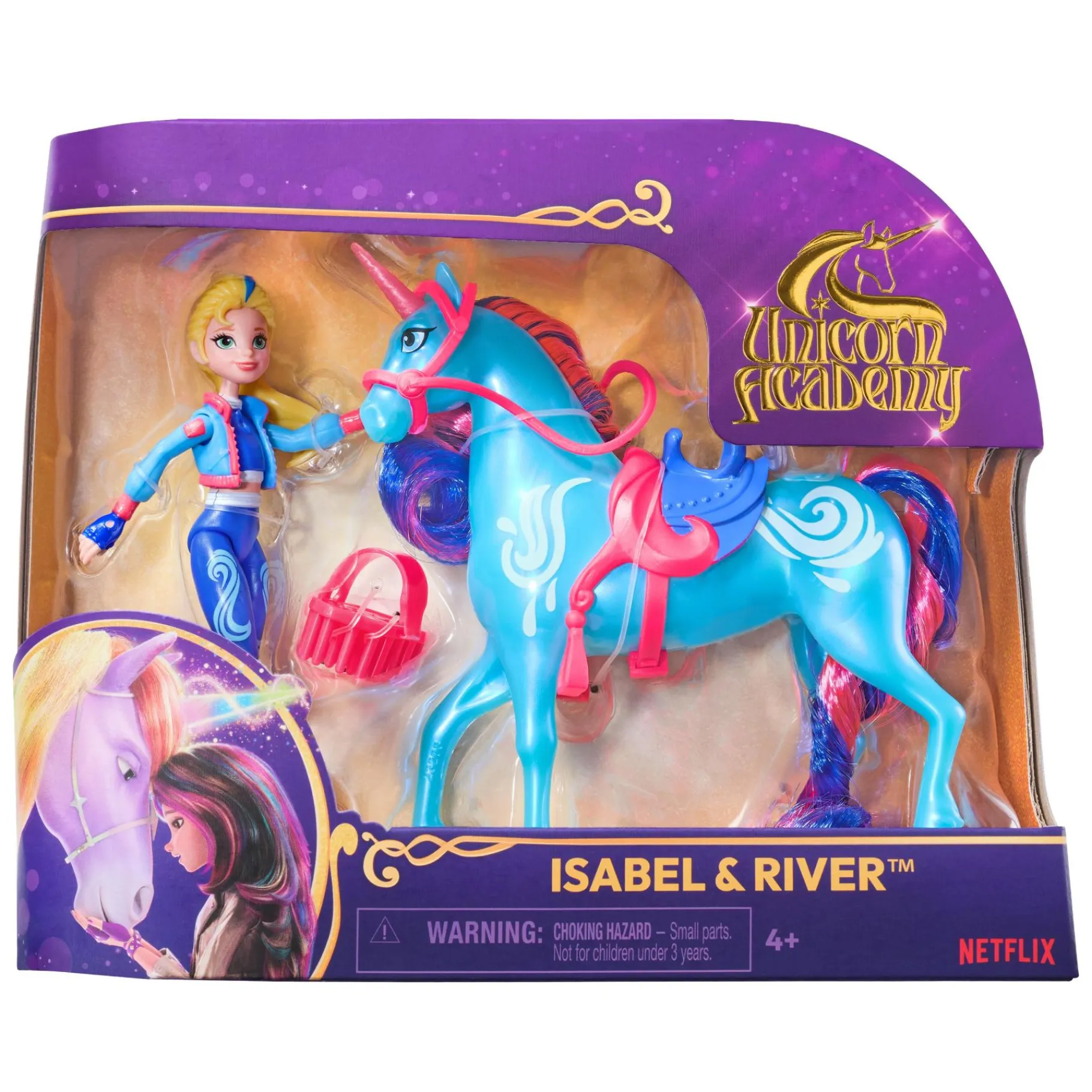 Meisjes|Tienerpoppen> Unicorn Academy Pop Isabel & Unicorn River