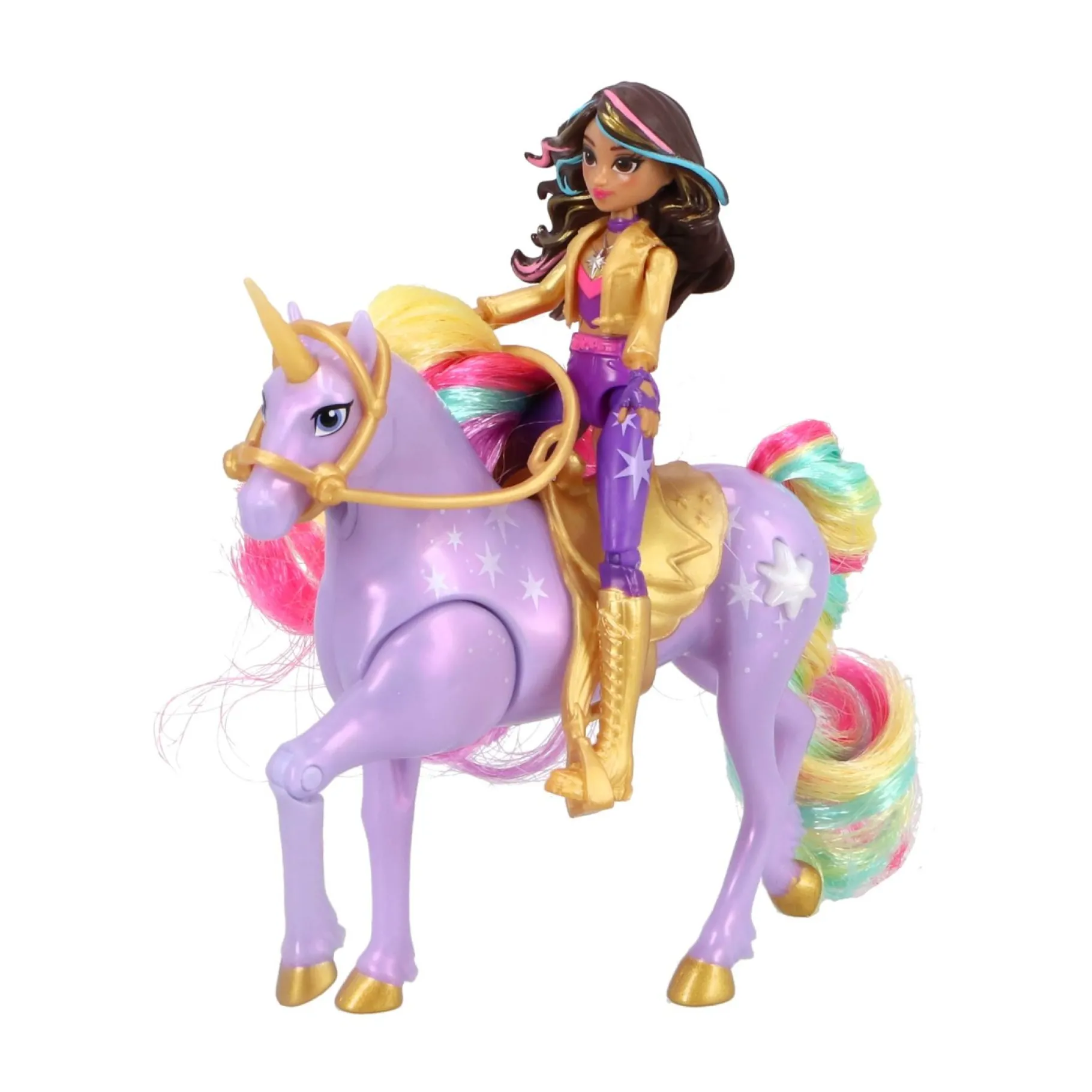 Meisjes|Tienerpoppen> Unicorn Academy Pop Sophia & Unicorn Wildstar (Met licht)