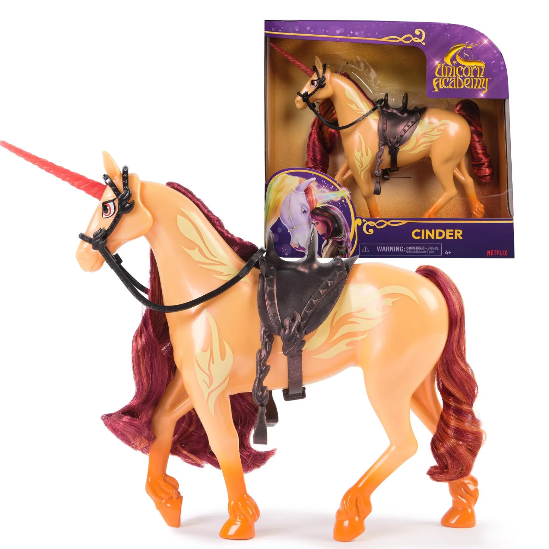 Speelfiguren|Meisjes> Unicorn Academy Unicorn Cinder (28 Cm)