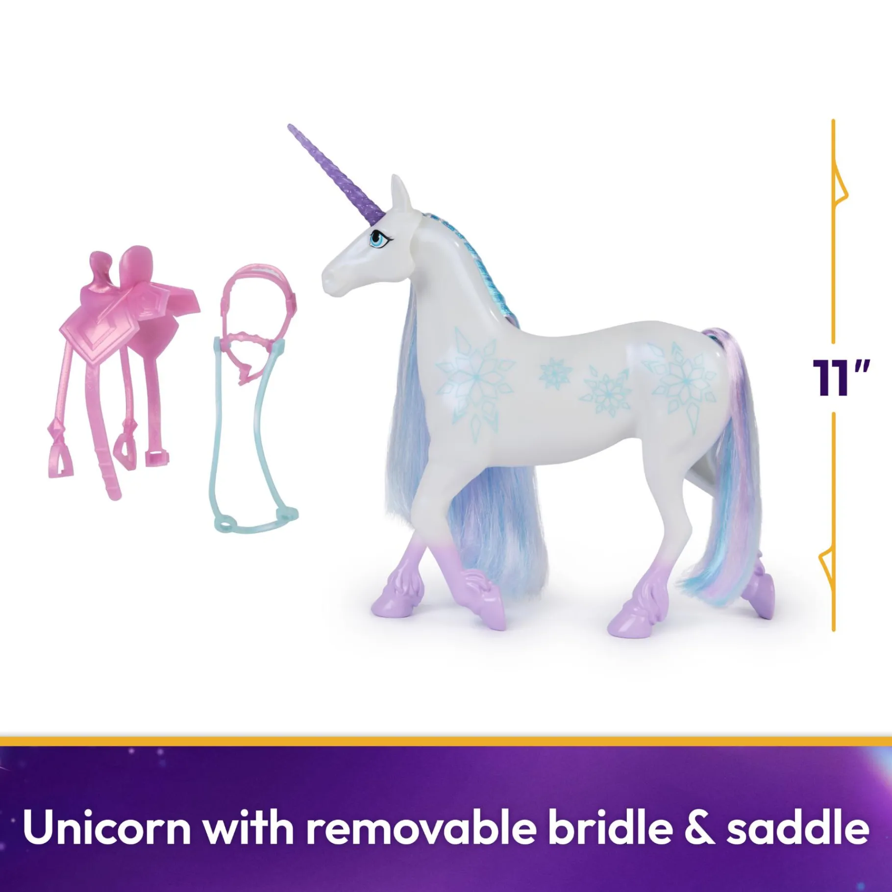 Meisjes|Speelfiguren>Spinmaster Unicorn Academy Unicorn Glacier (28 Cm)