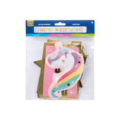Feestartikelen> Unicorn letter slinger