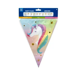 Feestartikelen> Unicorn Party Vlaggen Folie