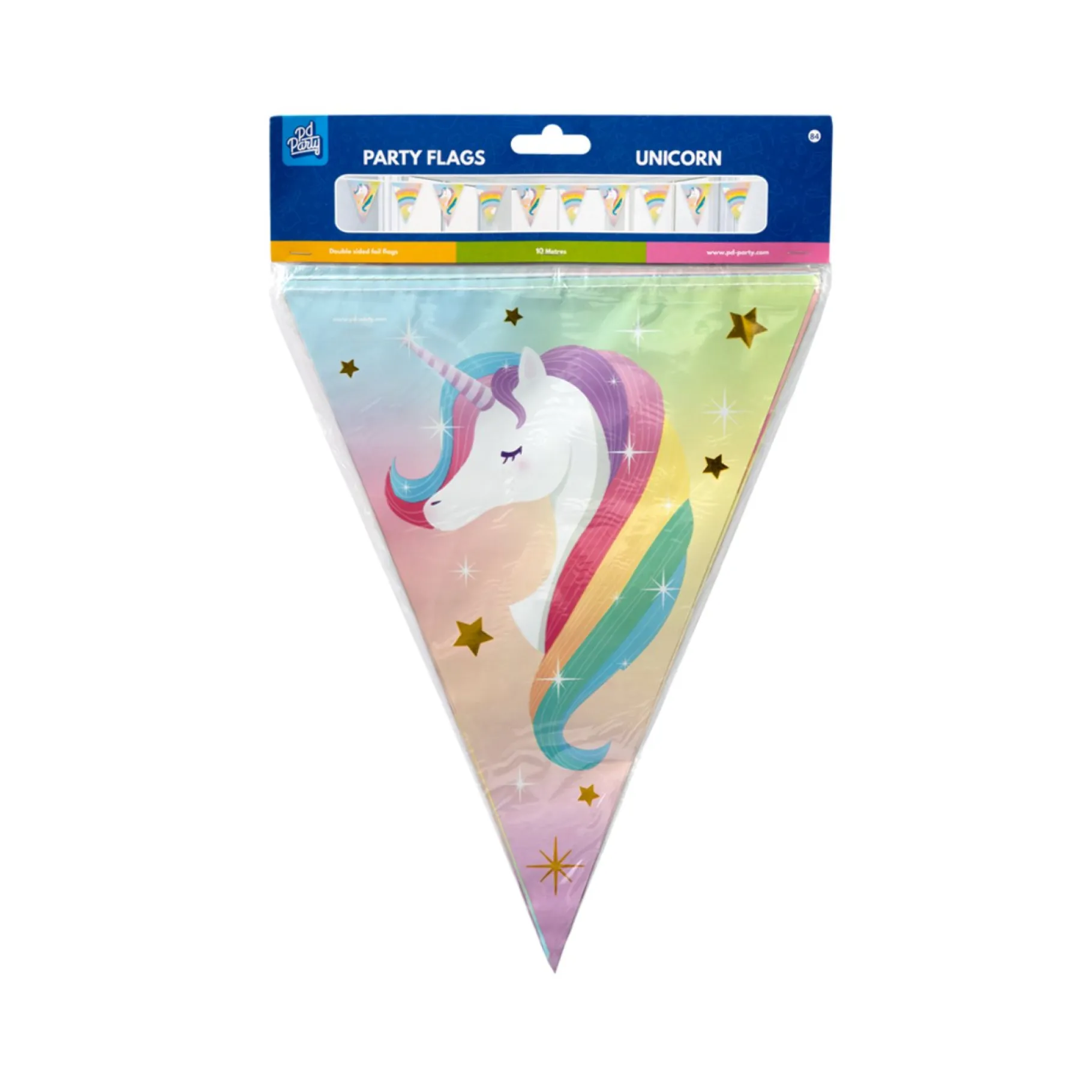 Feestartikelen> Unicorn Party Vlaggen Folie