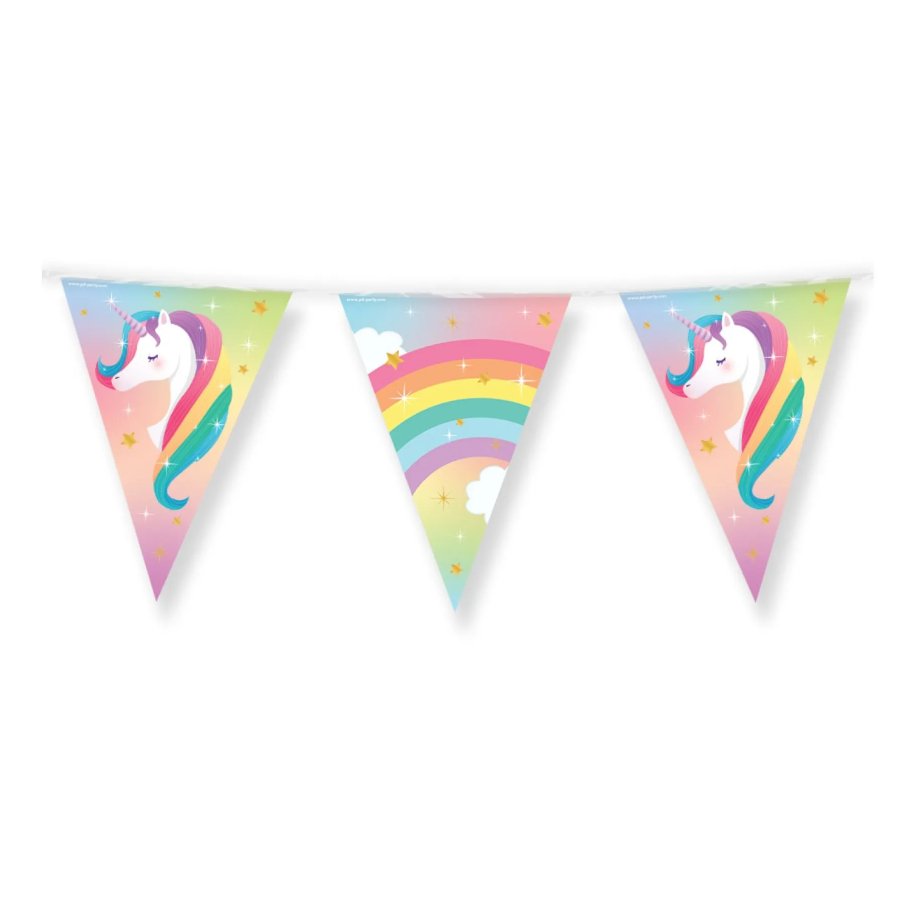 Feestartikelen> Unicorn Party Vlaggen Folie