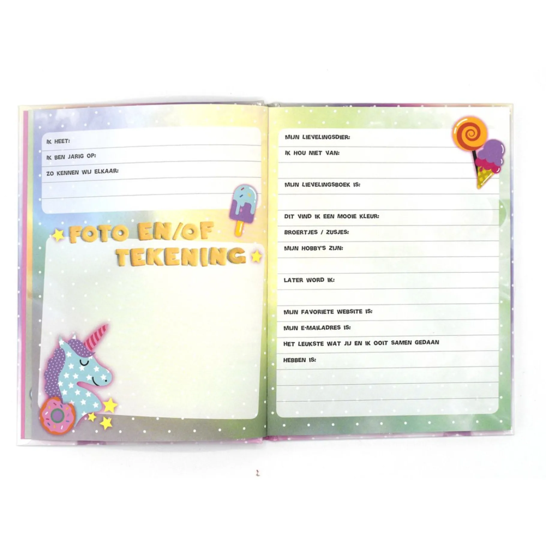 Vriendenboeken> Unicorn Vriendenboek