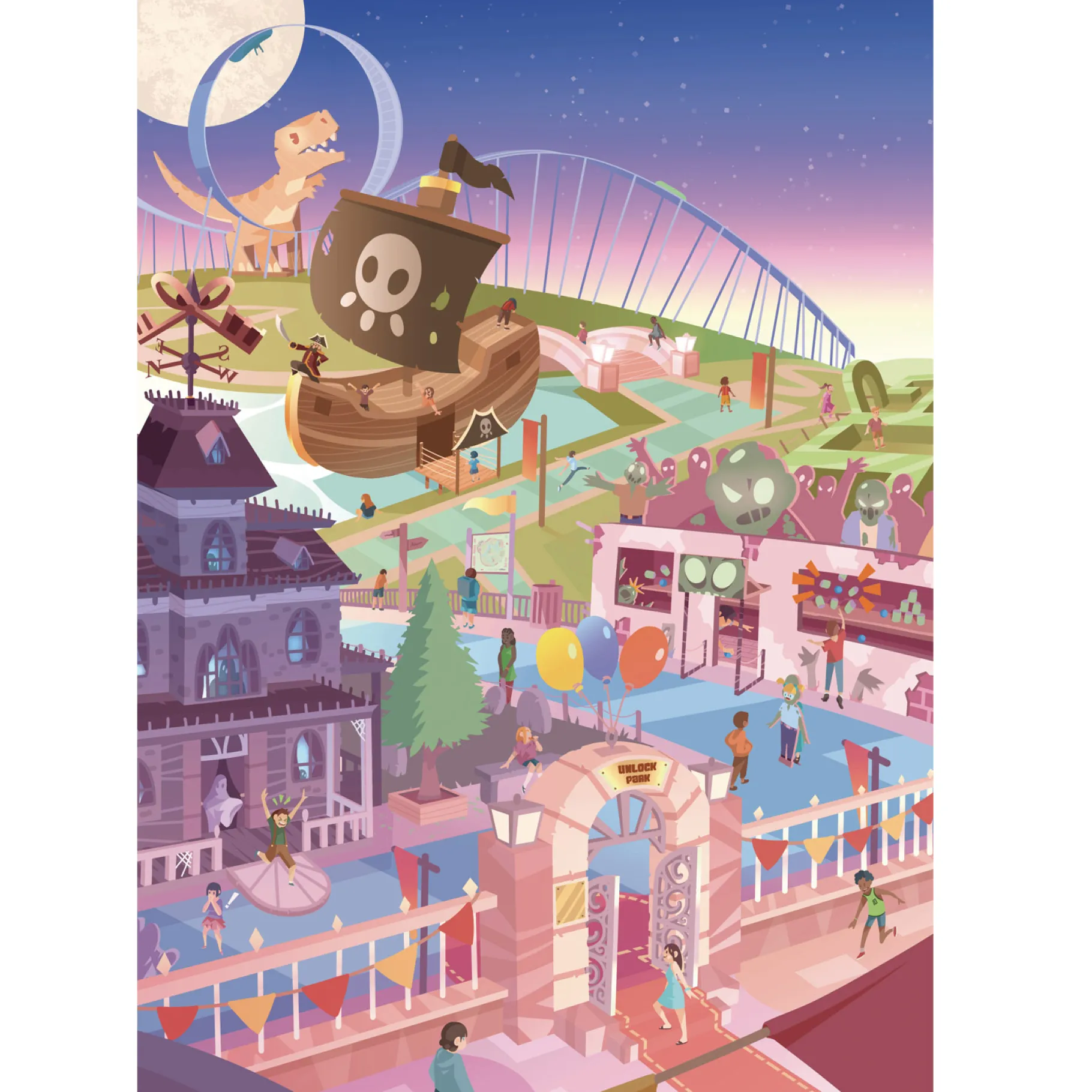 Kinderspellen>Asmodee Unlock Kids: Avonturen Van Detectives - Kinderspel