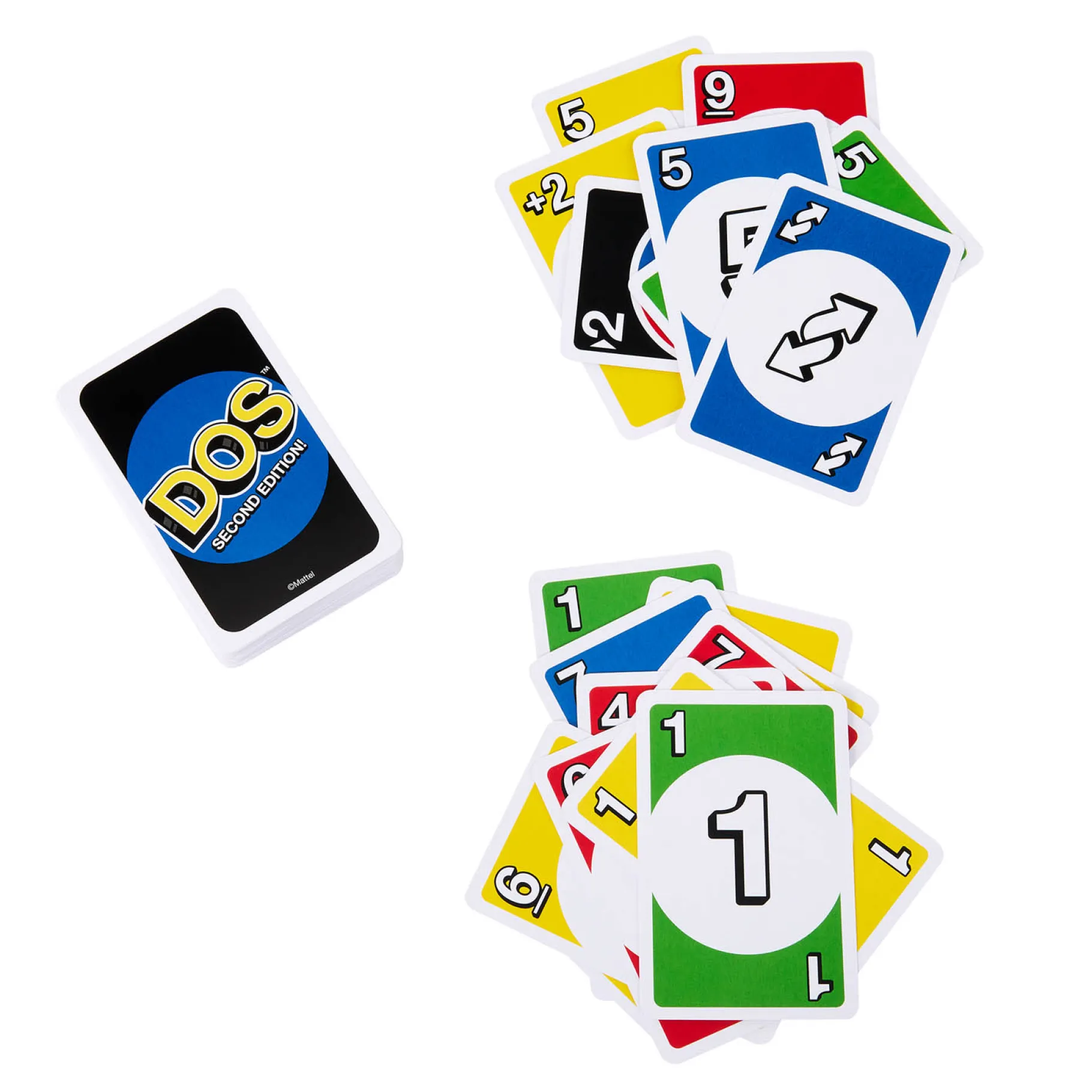 Kaartspellen>Mattel Uno Dos Second Edition - Kaartspel