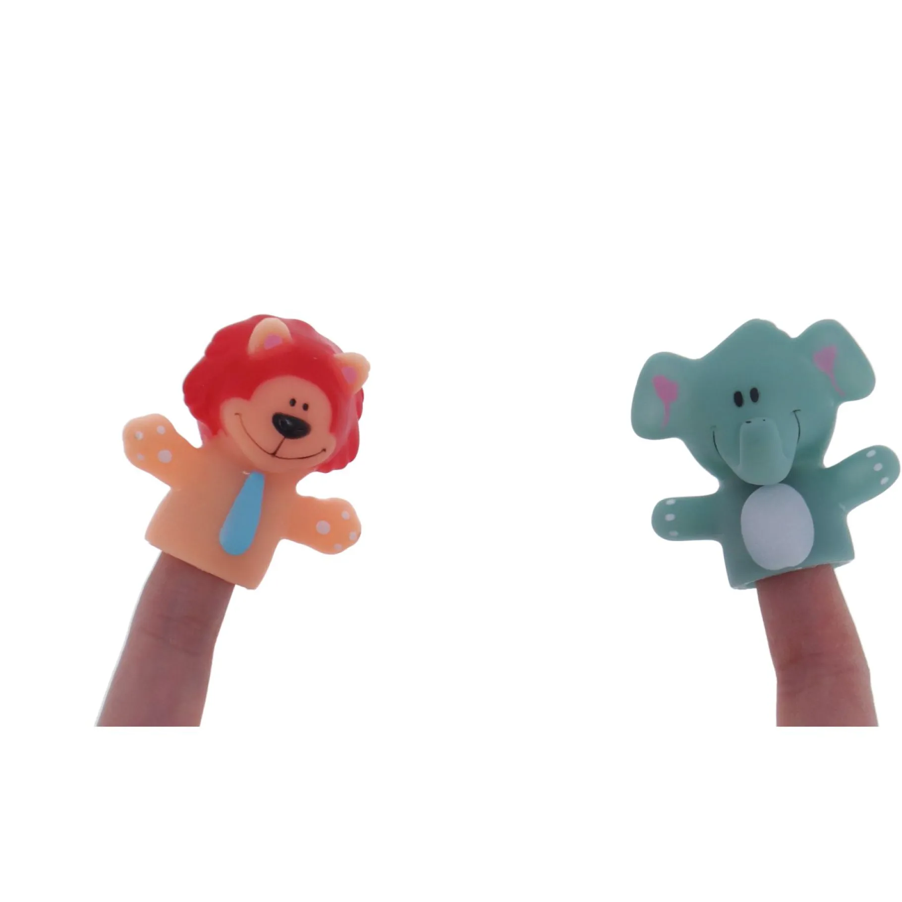 Dino's|Jongens> Vingerpoppen Dieren 2 Assorti