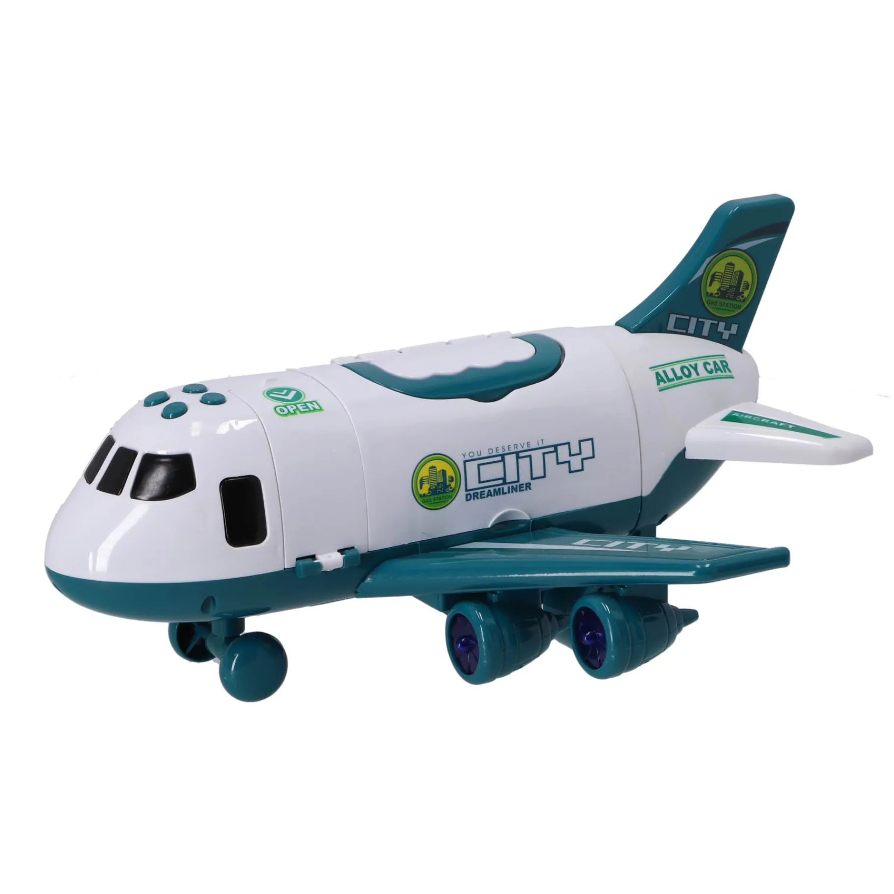 Voertuigen|Jongens> Vliegtuig city dreamliner met licht en geluid