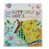 Knutselsets> Vlinder hotel maken 16x13x10 cm