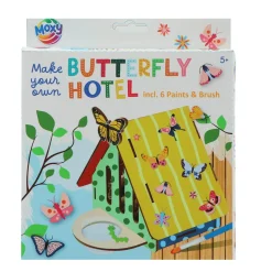 Knutselsets> Vlinder hotel maken 16x13x10 cm