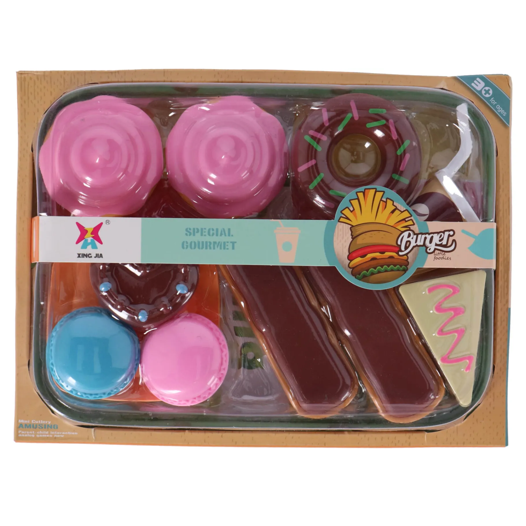 Meisjes|Keukengerei> Voedselset donut en macaron