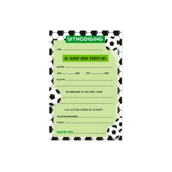 Feestartikelen></noscript> Voetbal Uitnodigingskaarten