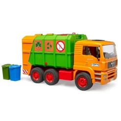 Jongens> Vrachtwagen MAN Vuilniswagen 50 Jaar Bruder