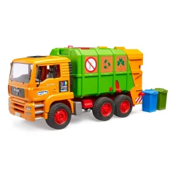 Jongens> Vrachtwagen MAN Vuilniswagen 50 Jaar Bruder