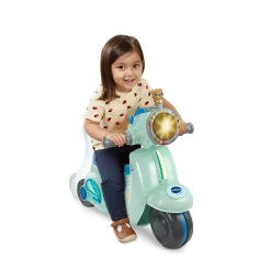 Loopfiguren|Looptrainer> Vtech Baby 2 in 1 Loopscooter blauw