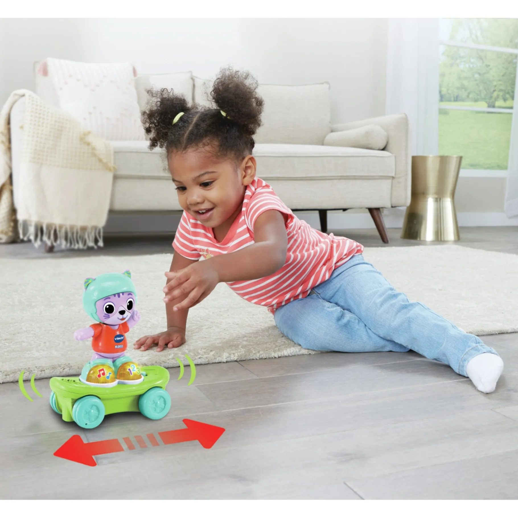 Babyspeelgoed>Vtech Baby De Skateboard Kat