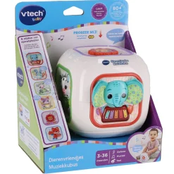 Babyspeelgoed> Vtech Baby Dierenvriendjes Muziekkubus