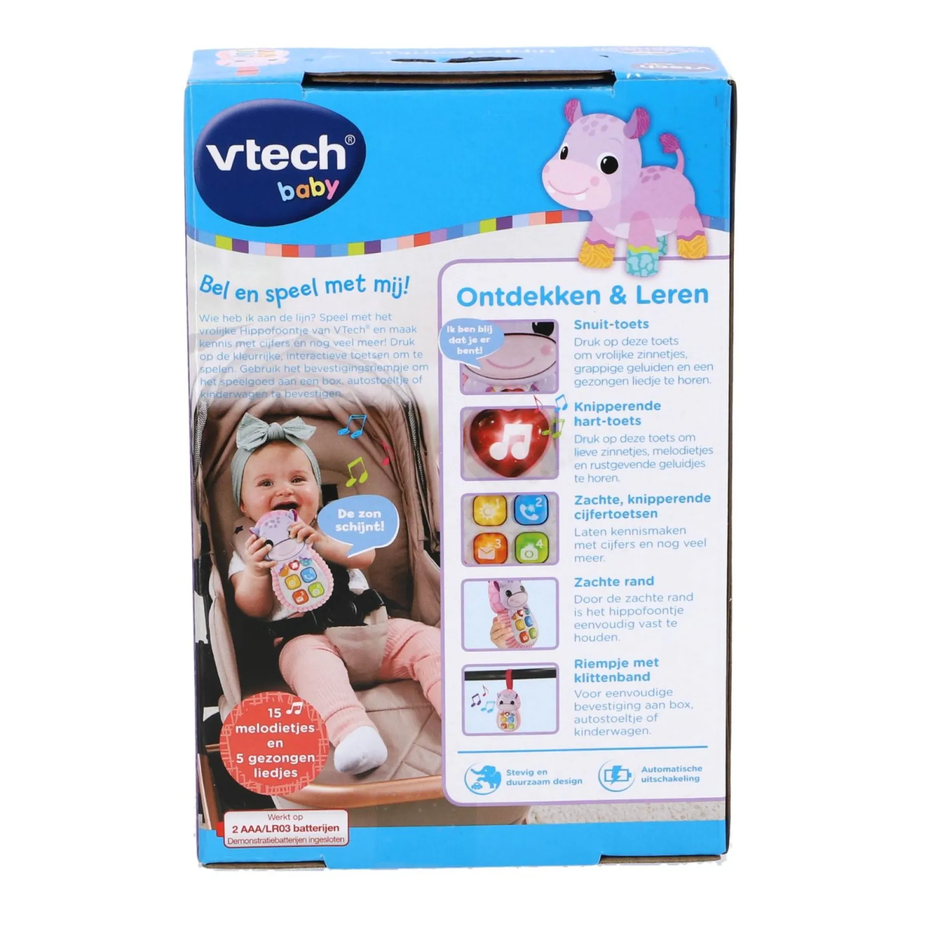 Babyspeelgoed>Vtech Baby Hippofoontje Roze