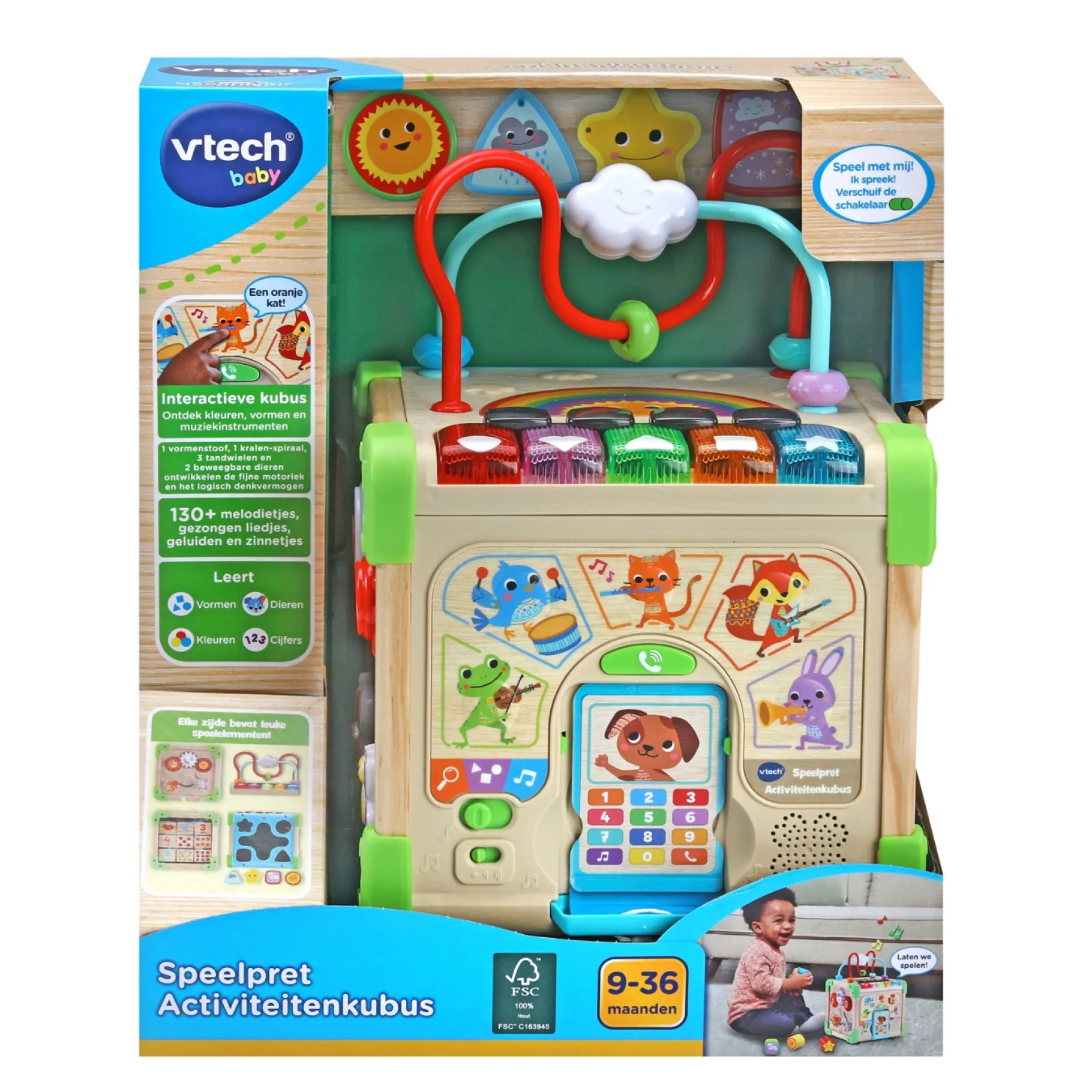 Babyspeelgoed>Vtech Baby Speelpret Activiteitenkubus