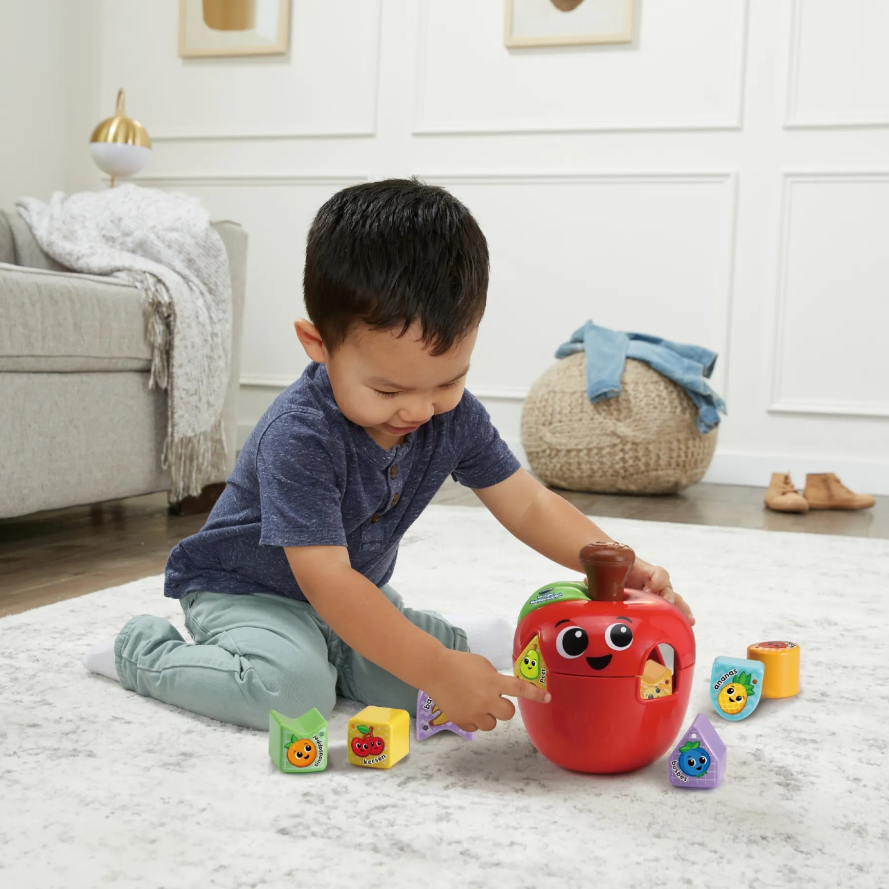 Vormenstoven>Vtech Baby Vrolijke Vormen Appel