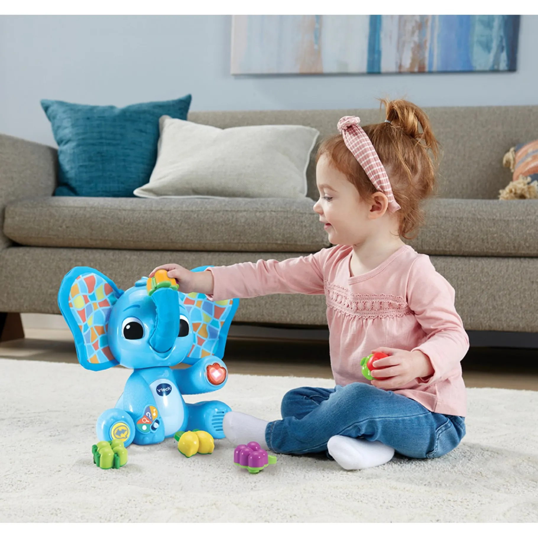 Babyspeelgoed>Vtech Kleuter Kiekeboe Snuffelolifant