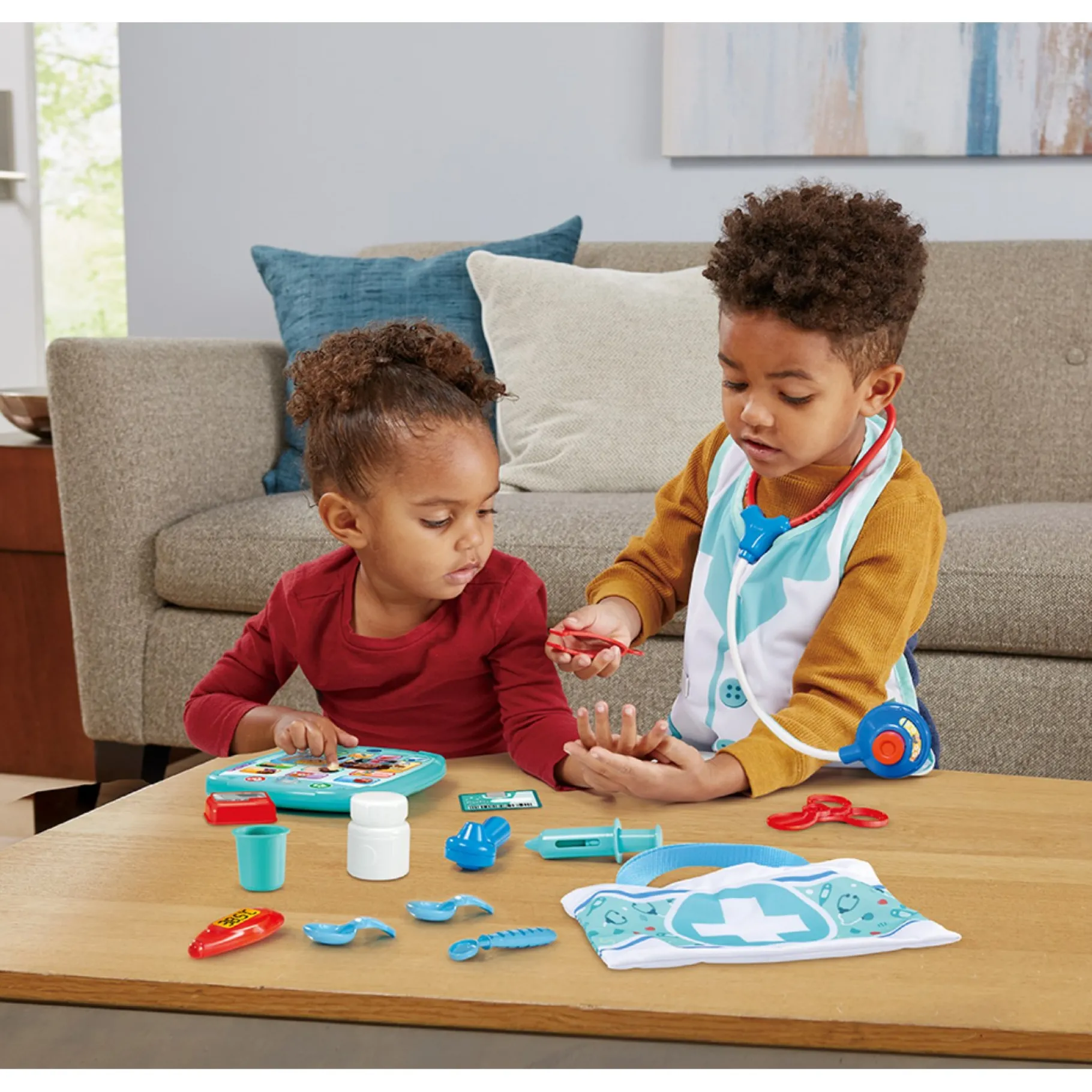 Meisjes|Doktersset>Vtech Kleuter Verzorg Leer Doktorset