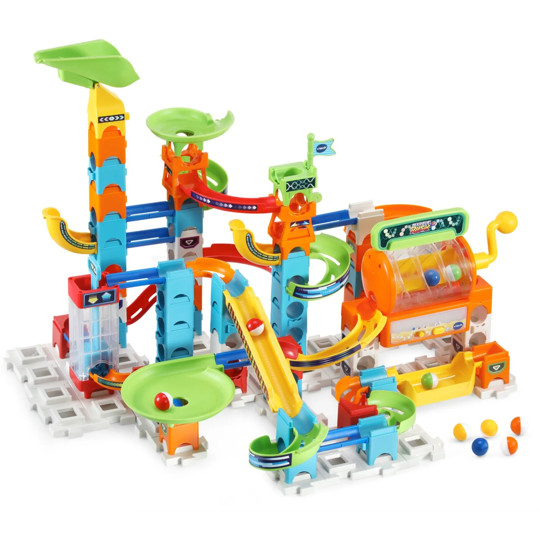 Knikkerbanen>Vtech Marble Rush - Super Action Set Electronic L100E