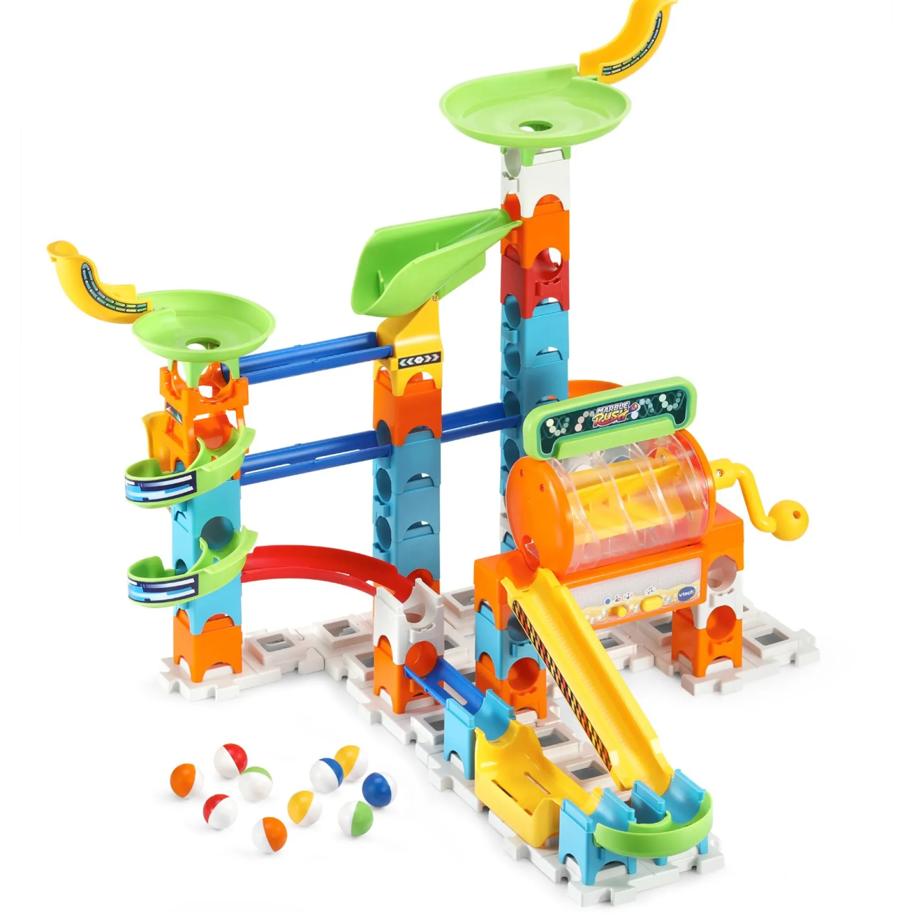 Knikkerbanen>Vtech Marble Rush - Super Action Set Electronic L100E