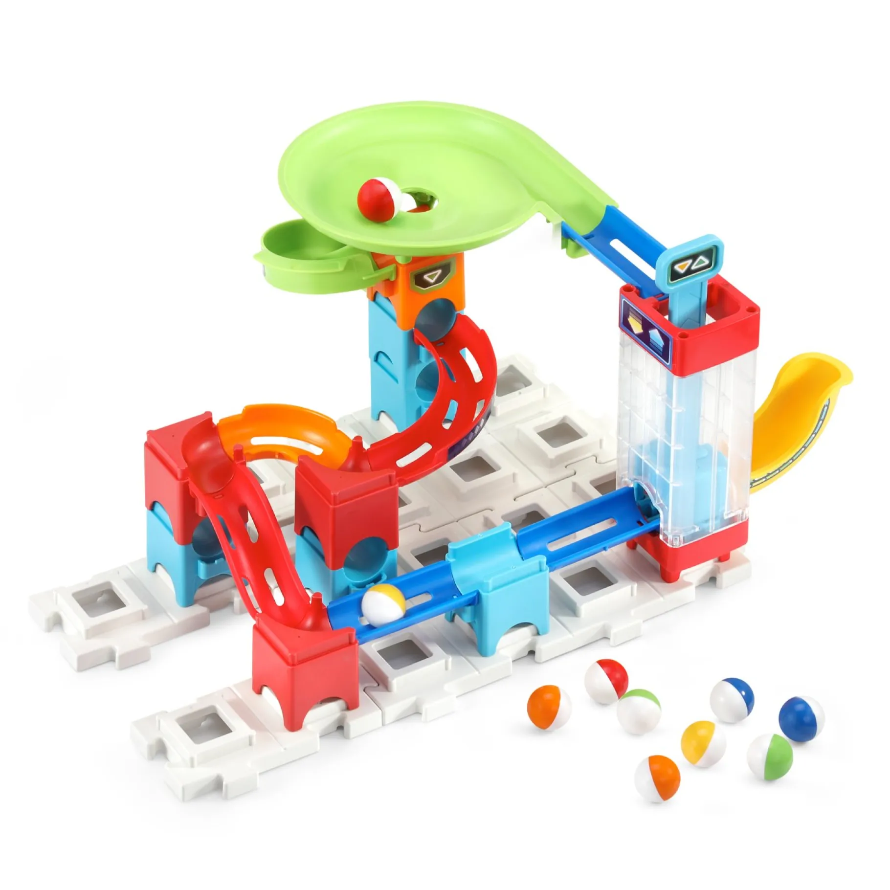 Knikkerbanen>Vtech Marble Rush - Super Action Set Electronic L100E
