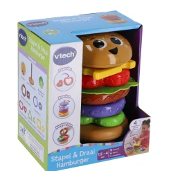 Babyspeelgoed> Vtech Stapel & Draai Hamburger