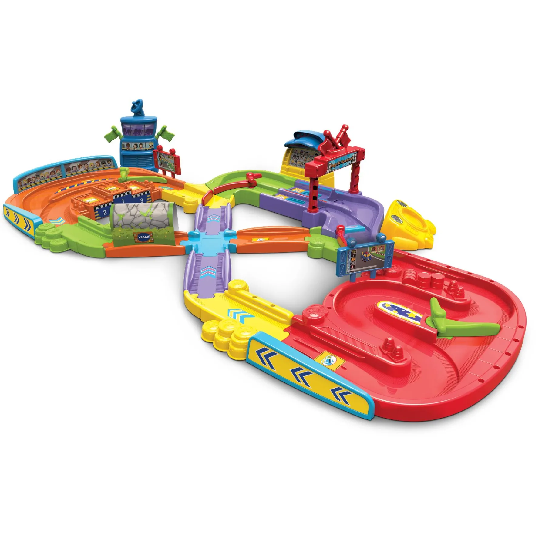 Racebanen|Jongens> Vtech Toet Toet Radiografisch Bestuurbaar Mega Circuit