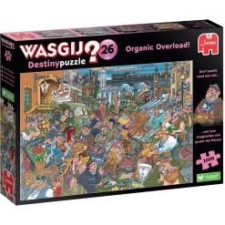 Legpuzzels>Jumbo Wasgij Destiny Puzzel 26 Barstensvol Biologisch 1000 Stukjes