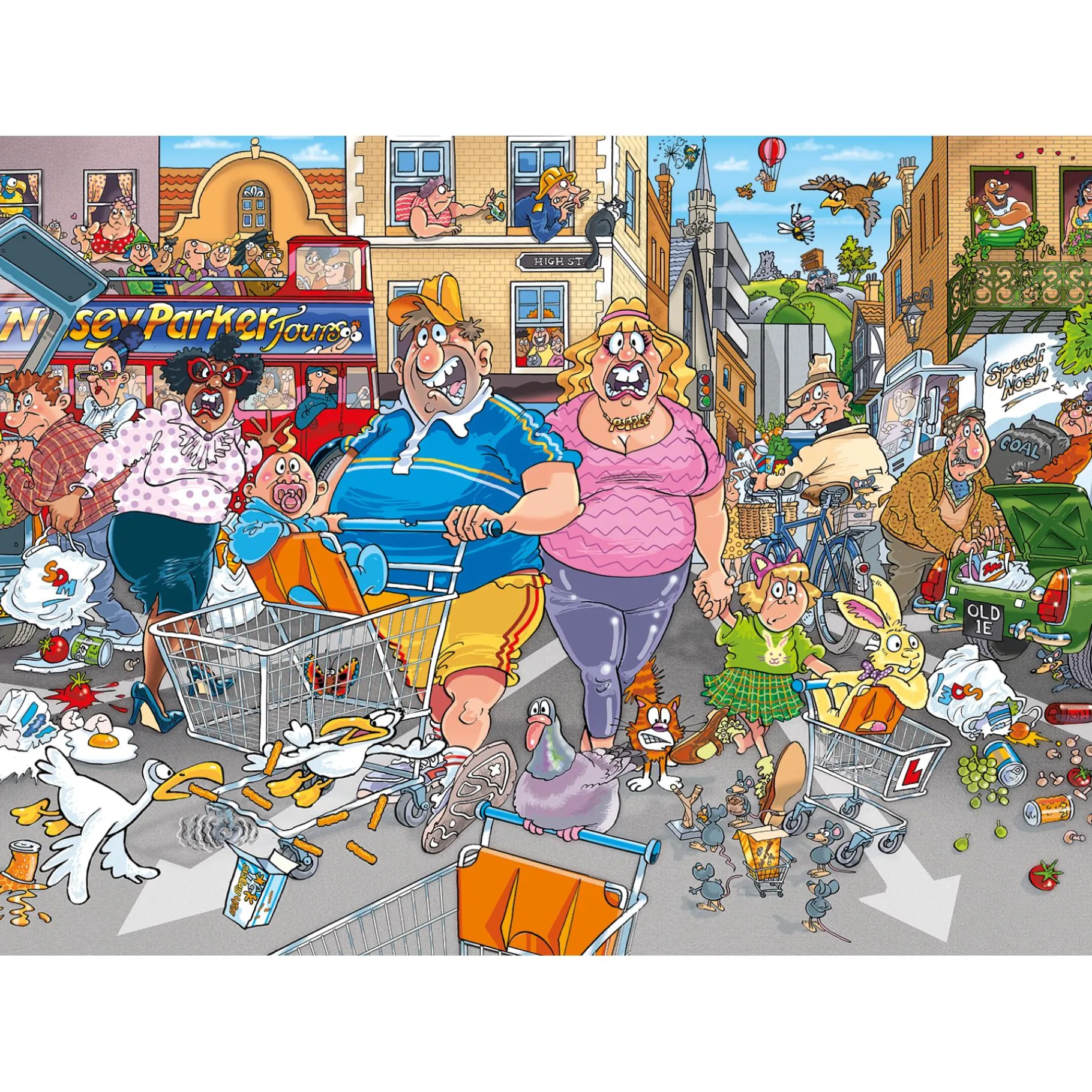 Legpuzzels> Wasgij original puzzel Buitenkansjes 1000 stukjes