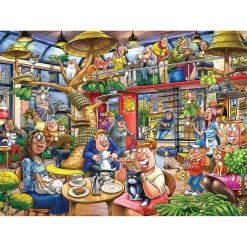 Legpuzzels> Wasgij puzzel Mysterie kat en muis spel 1000  stukjes