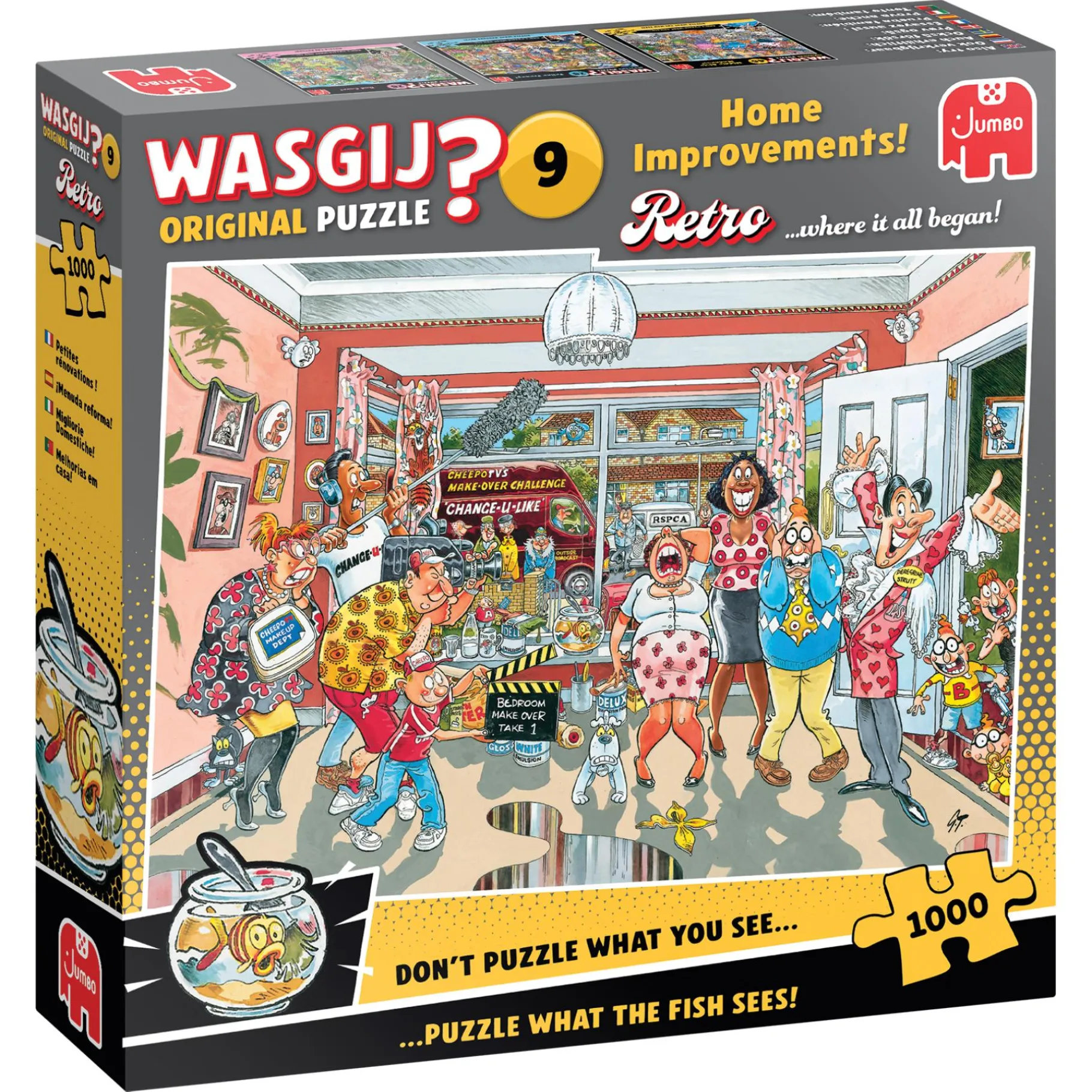 Legpuzzels> Wasgij puzzel retro Klein Verbouwinkje 1000 stukjes