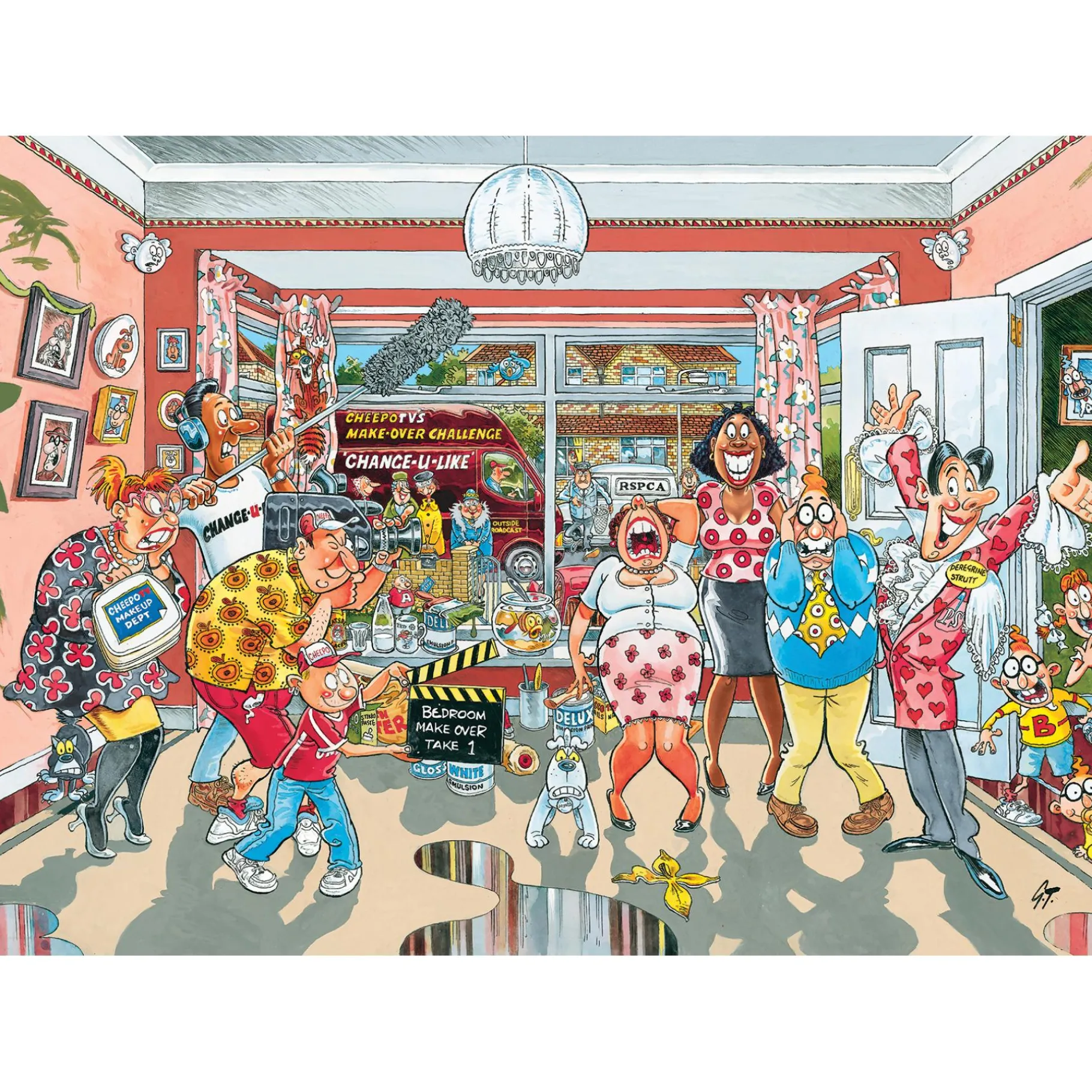 Legpuzzels> Wasgij puzzel retro Klein Verbouwinkje 1000 stukjes