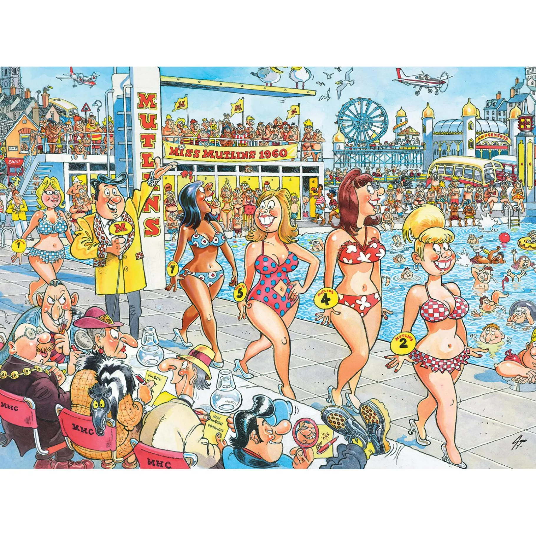 Legpuzzels> Wasgij puzzel retro Topmodellen 1000 stukjes