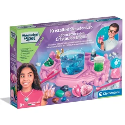 Jongens> Wetenschap kristallen maken laboratorium groot