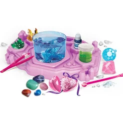 Jongens> Wetenschap kristallen maken laboratorium groot