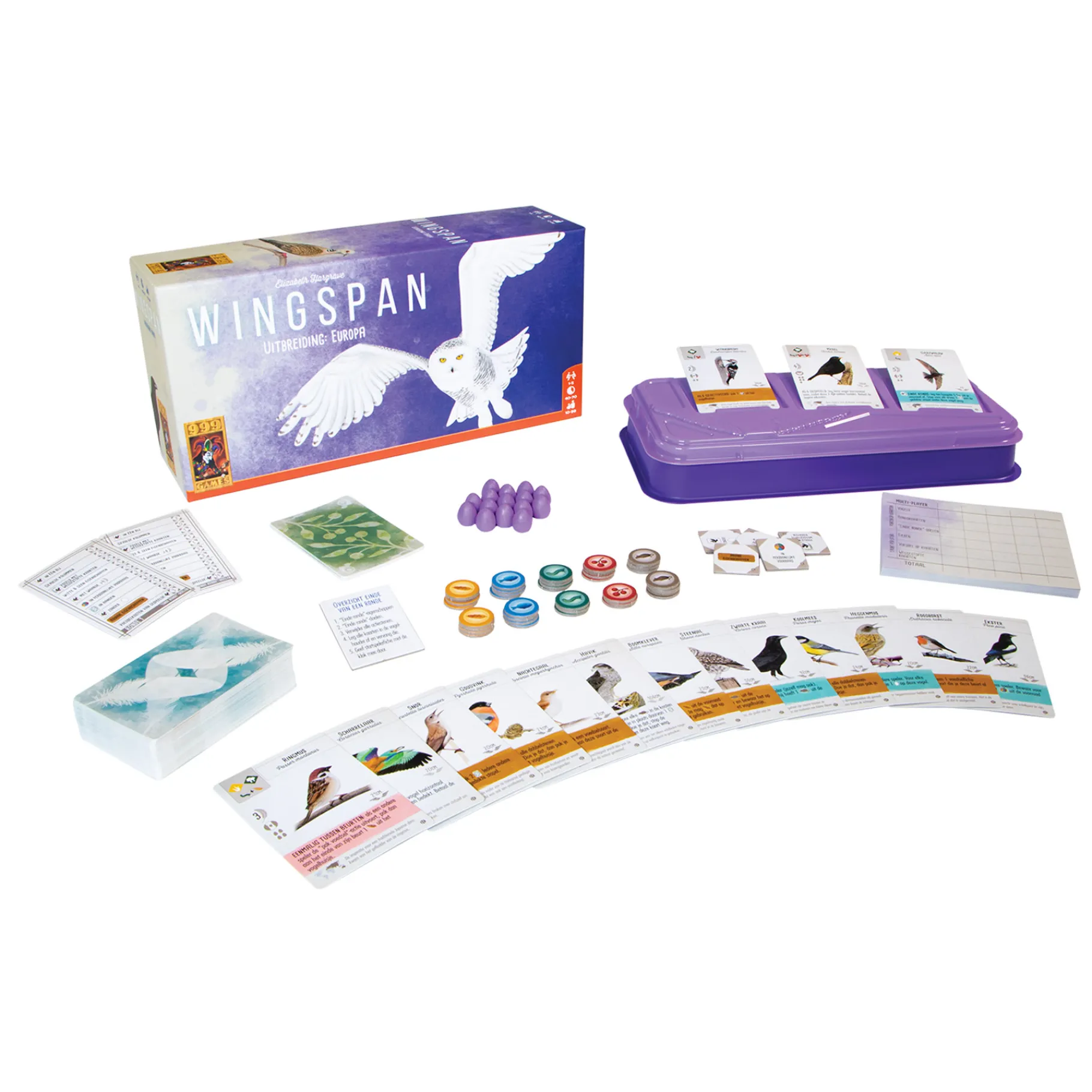 Bordspellen>999-games Wingspan Uitbreiding: Europa - Bordspel