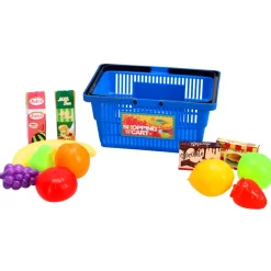 Meisjes|Winkelspeelgoed> Winkelmandje gevuld rood