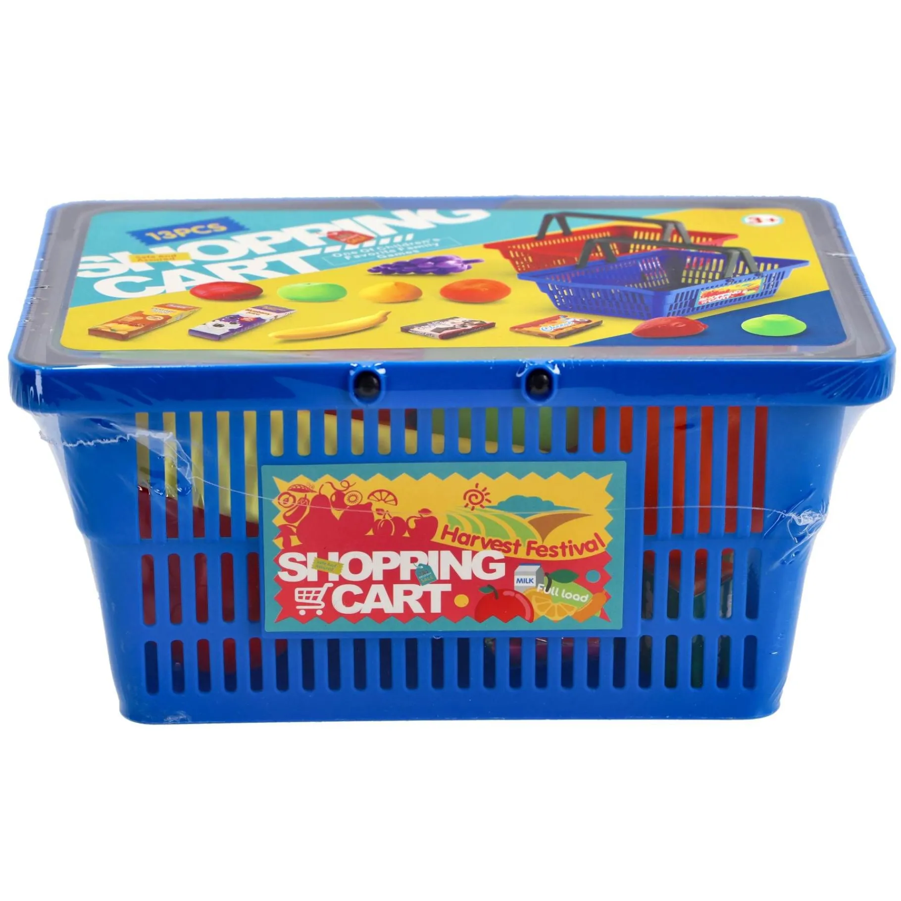 Meisjes|Winkelspeelgoed> Winkelmandje gevuld rood