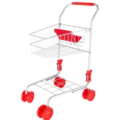Meisjes|Winkelspeelgoed> Winkelwagen Rood Metaal