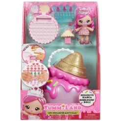 Meisjes|Tienerpoppen> Yummiland Beauty Bag Playset + Lip Gloss Doll Ice Cream Beauty Bag