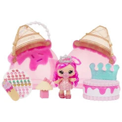 Meisjes|Tienerpoppen> Yummiland Beauty Bag Playset + Lip Gloss Doll Ice Cream Beauty Bag
