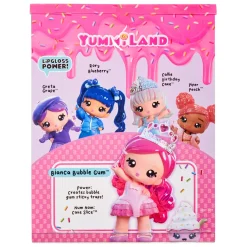 Meisjes|Tienerpoppen></noscript> Yummiland Large Doll + Lipgloss Pet Bianca Bubblegum